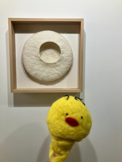 温泉マーク+フェルト作品