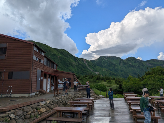 鏡平山荘