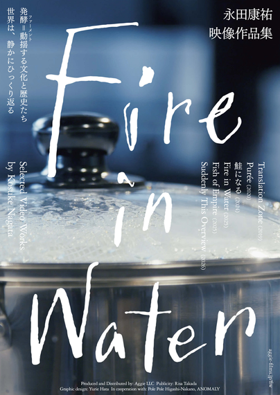 特集上映『Fire in Water 永田康祐映像作品集』 ポスター